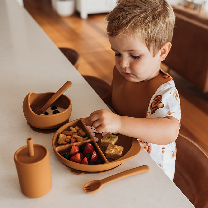 SNUGGLE HUNNY KIDS | Silicone Meal Kit Chestnut