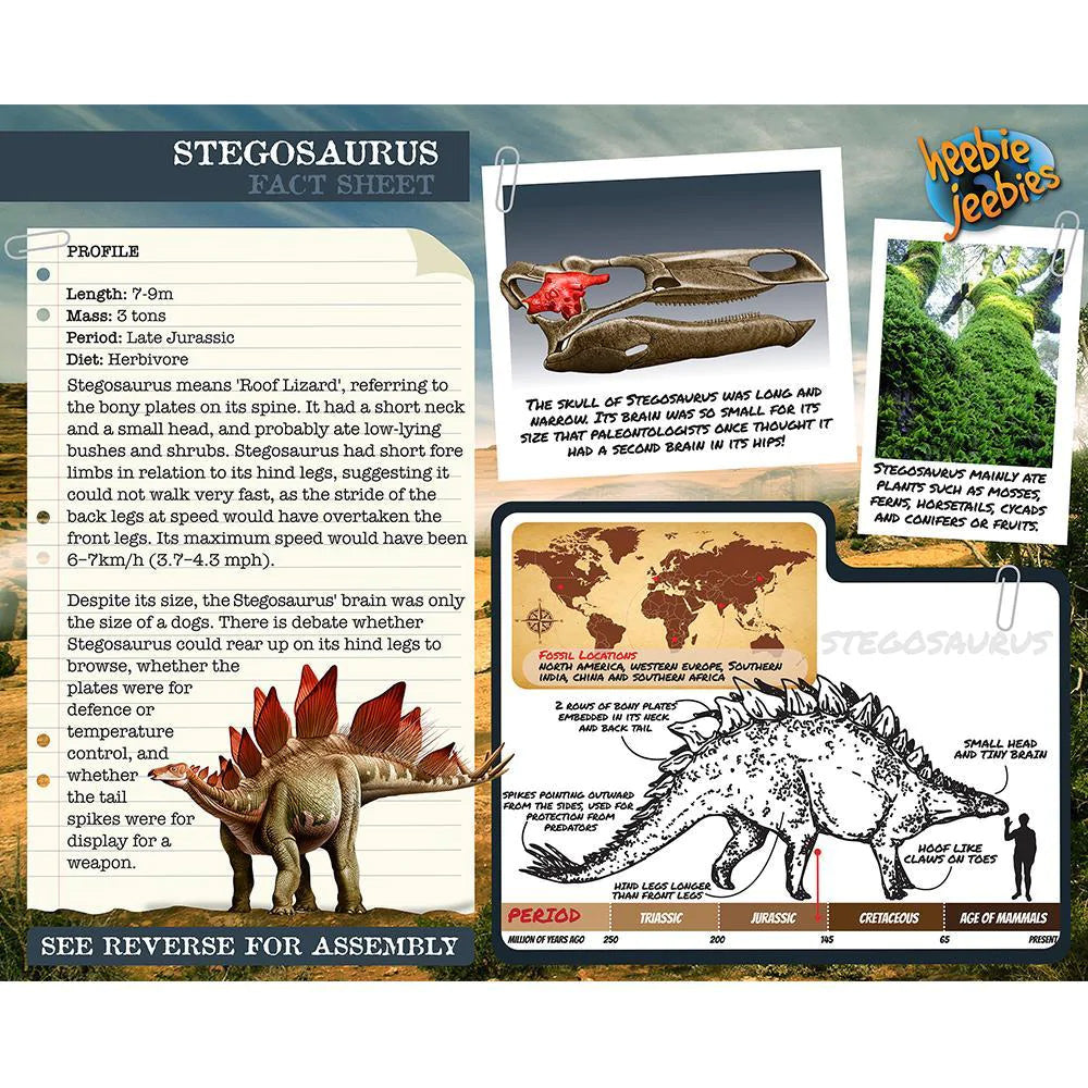 HEEBIE JEEBIES | Dino Kit Small Stegosaurus