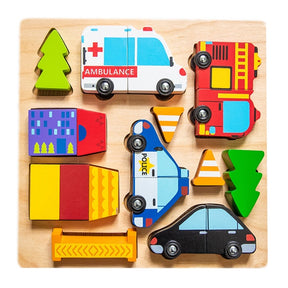 KIDDIE CONNECT | Vehicle Puzzle with Magnets