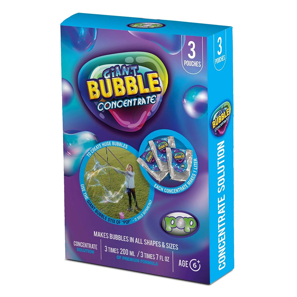 POP BUBBLE CO | Giant Bubble Super Concentrate 3 Pack