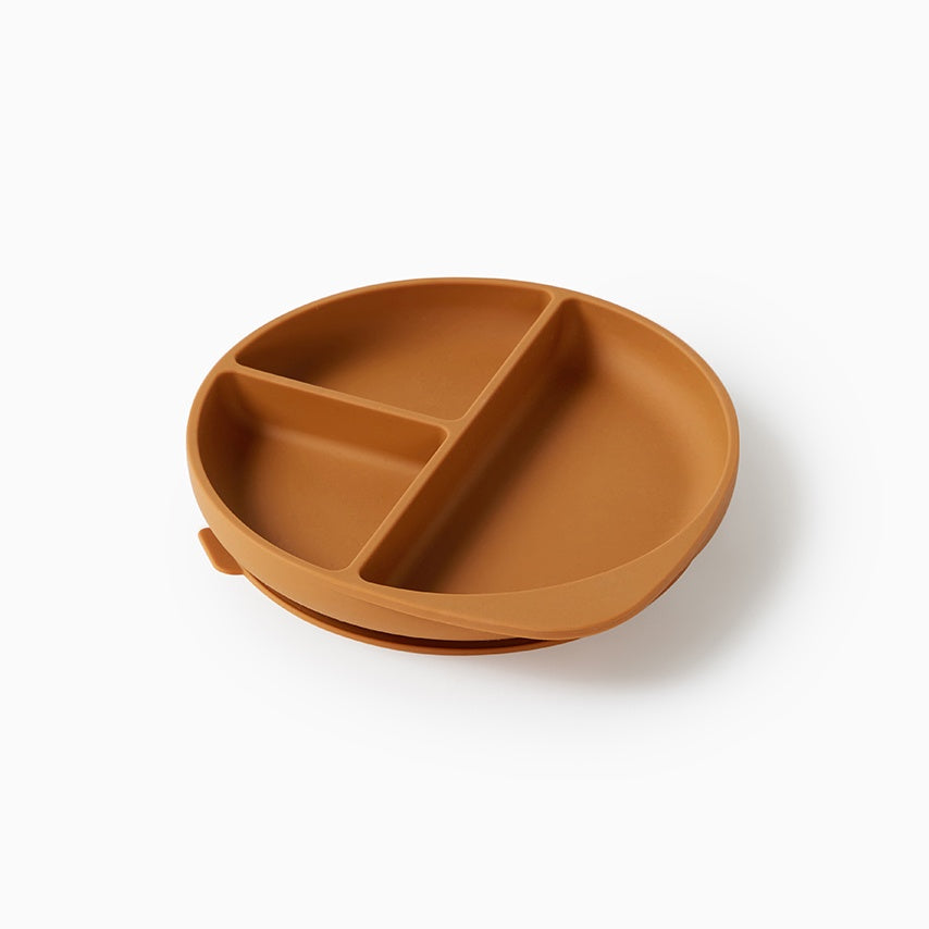 SNUGGLE HUNNY KIDS | Silicone Suction Plate Chestnut