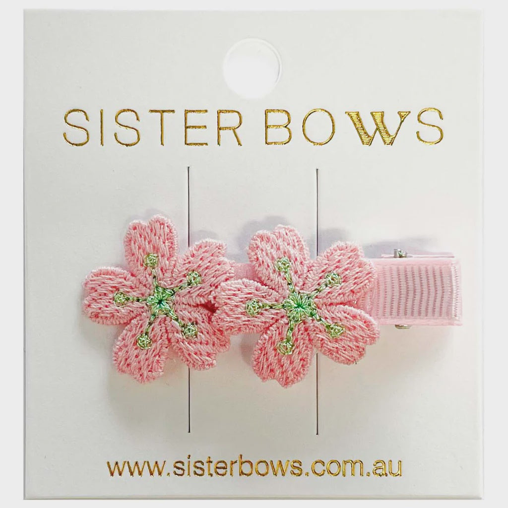 SISTER BOWS | Blossom Clip - Pale Pink