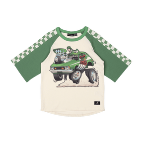 ROCK YOUR BABY | Green Machine 3/4 Sleeve T-Shirt